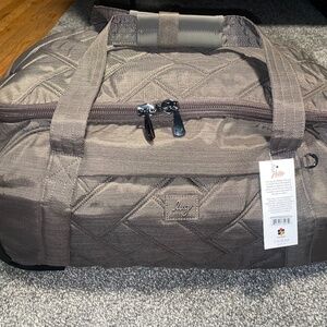 Lug Barnstormer Rolling Duffel Bag Brushed Walnut